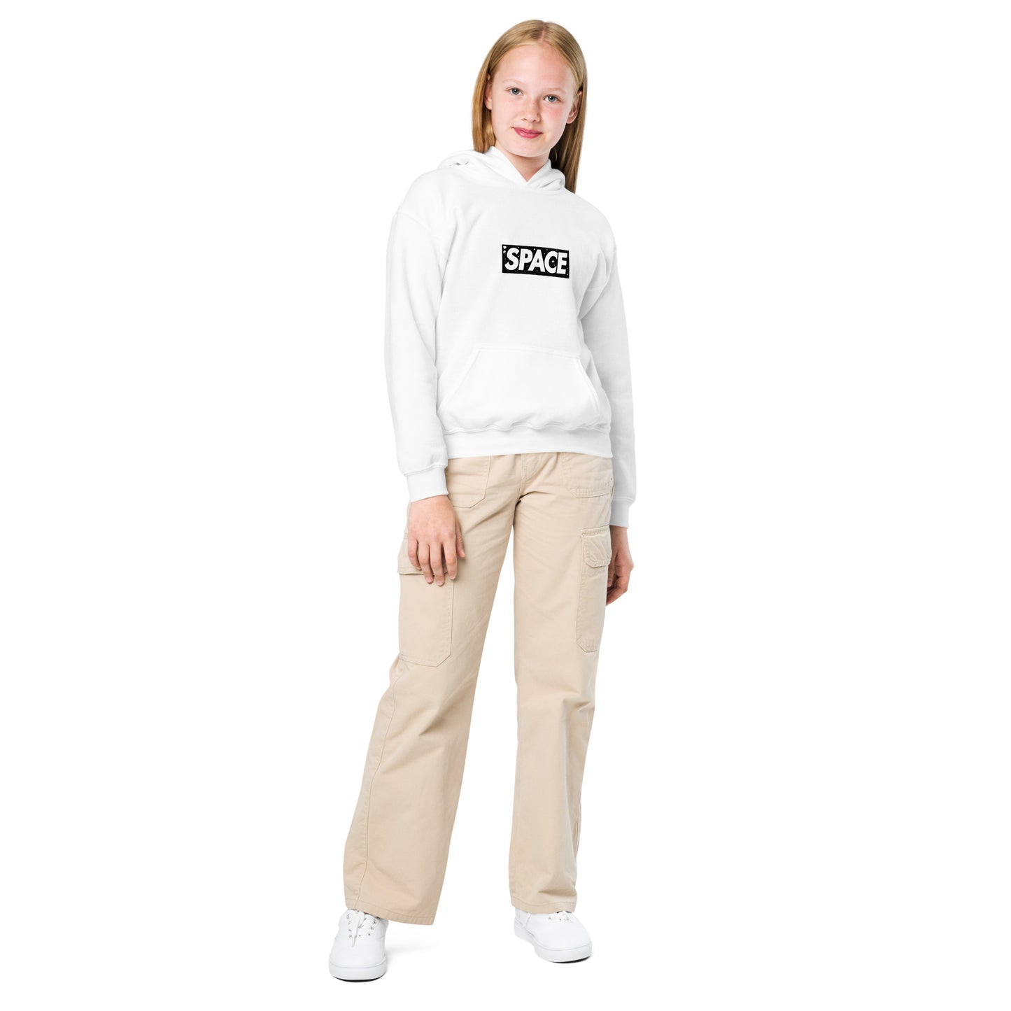 Youth heavy blend space boxlogo hoodie